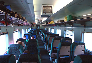 Indian Pacific & The Ghan:  Economy class reclining seats
