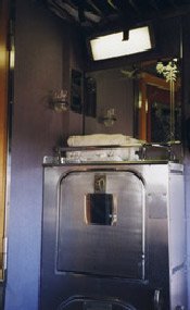 Indian Pacific & Ghan:  The sink in a Gold Service roomette
