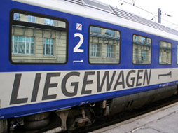 Paris-Vienna couchette car
