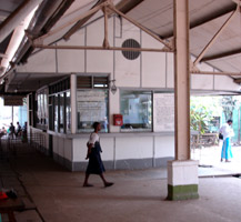 Rangoon advance booking office - Dagon Man windows
