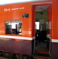 Ordinary class car, Rangoon-Mandalay train 5.