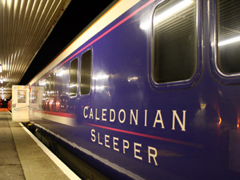 The Caledonian Sleeper at Fort William
