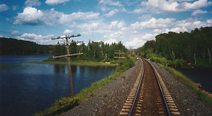 Scenery from the train