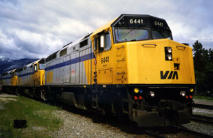 The Toronto-Vancouver 'Canadian' at Jasper