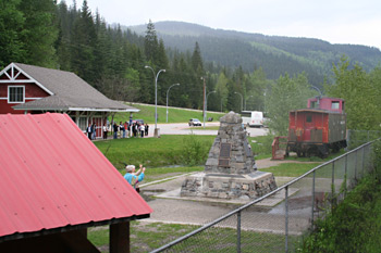 Site of the Last Spike in 1885