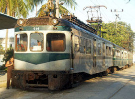 Hershey train at Havana Casablanca station, Cuba
