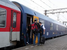 The Kopernikus sleeper train to Prague...
