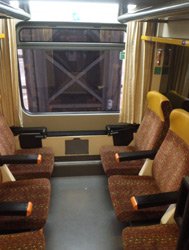 2nd class 6-seat compartment on the Jan Jesenius