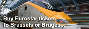 Buy Eurostar tickets online to Brussels or Bruges...