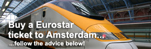 Buy a Eurostar ticket to Amsterdam