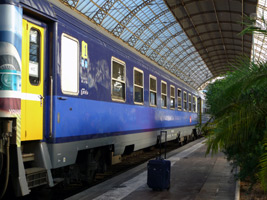Corail Lunea sleeper train to the south of France...
