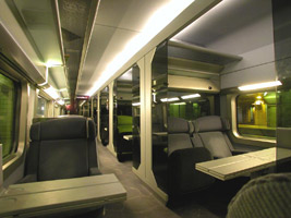 First class car on TGV-Atlantique