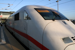ICE train at Berlin Hbf