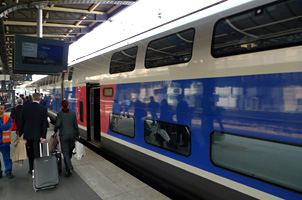 An TGV Duplex to Munich at Paris Est.