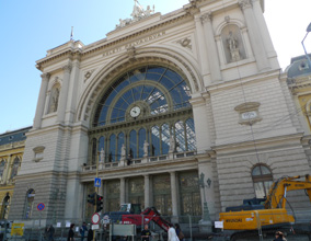 Budapest Keleti station main facade