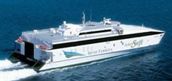 Irish Ferries 'Dublin Swift' from Holyhead to Dublin.  Photo courtesy of Irish Ferries