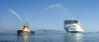 The 'Ulysses' arrives in Dublin.... (courtesy Irish Ferries)