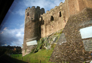 Passing Conway Castle