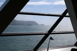 Welsh coastline, seen from the Stena Line ferry to Ireland