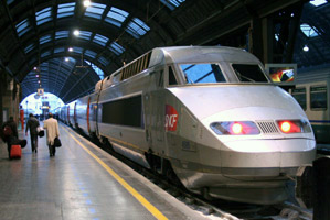 TGV from Milan to Paris
