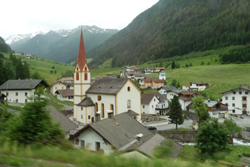 The church at St Jodok