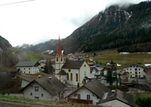The church at St Jodok