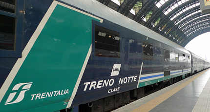 Standard sleeping-car on Italian overnight train