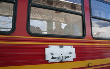 The train to Jungfraujoch...