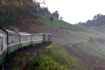 The Kisumu to Nairobi train