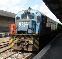 Train from Nairobi arrived at Mombasa