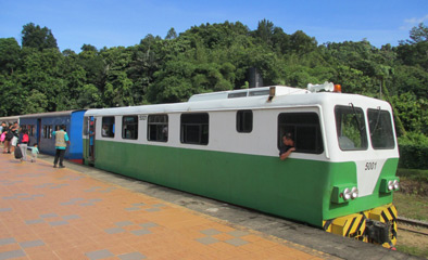 Train on Borneo