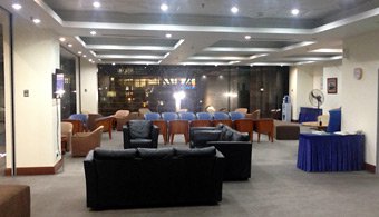 First class lounge at Kuala Lumpur Sentral