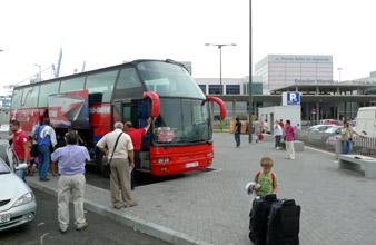 FRS Ferry free transfer bus at Algeciras ferry terminal