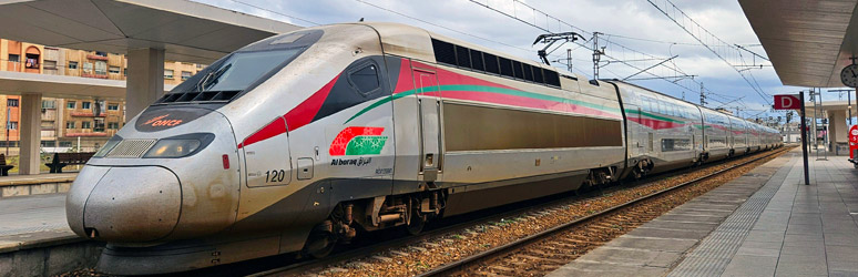 Al Boraq high-speed train in Morocco