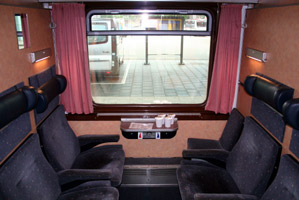 4-berth couchette on the Auto Slaap Trein motorail to Italy