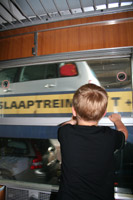 Nathaniel spots our car!