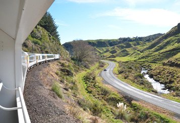 On the tran from Auckland to Wellington