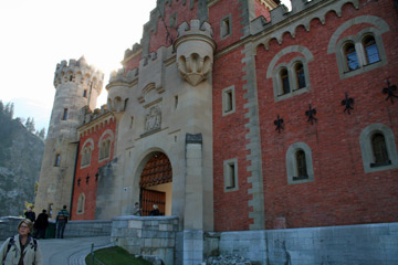 Entrance to Neuschwanstein castle