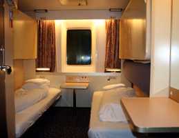 4-berth Seaways cabin on DFDS Queen of Scandinavia to Norway