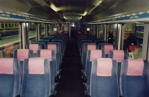 Seats on the train from Berlin to Wroclav, Katowice & Krakow