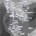 Train route map for Vietnam & SE Asia - click to enlarge