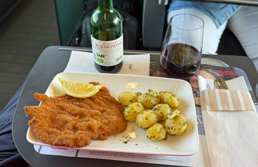 Food on a railjet