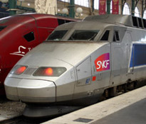 Seeing Europe with a train pass:  A French high speed TGV