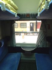 Romanian couchette car from Vienna to Bucharest