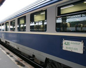 Romanian InterCity seating coach
