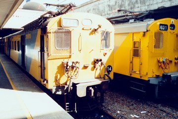 Metro trains at Cape Town