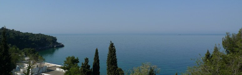 The Adriatic, seen from the train leaving Bar