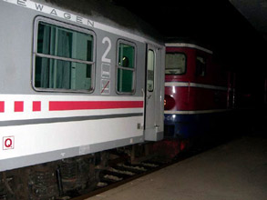 The train from Zagreb to Sarajevo