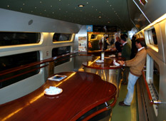 Cafe-bar on the Madrid-Seville AVE train