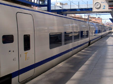 Altaria train to Algeciras for the ferry to Morocco...